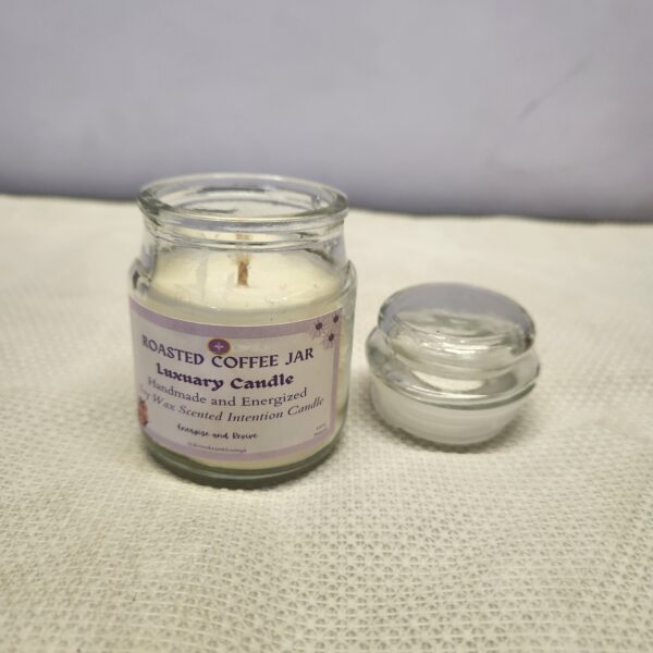 Roasted Coffee Jar Intention Candle