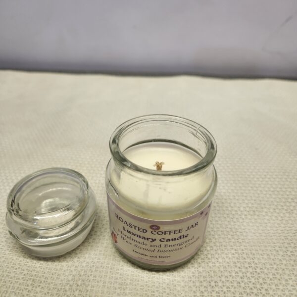 Roasted Coffee Jar Intention Candle - Image 2