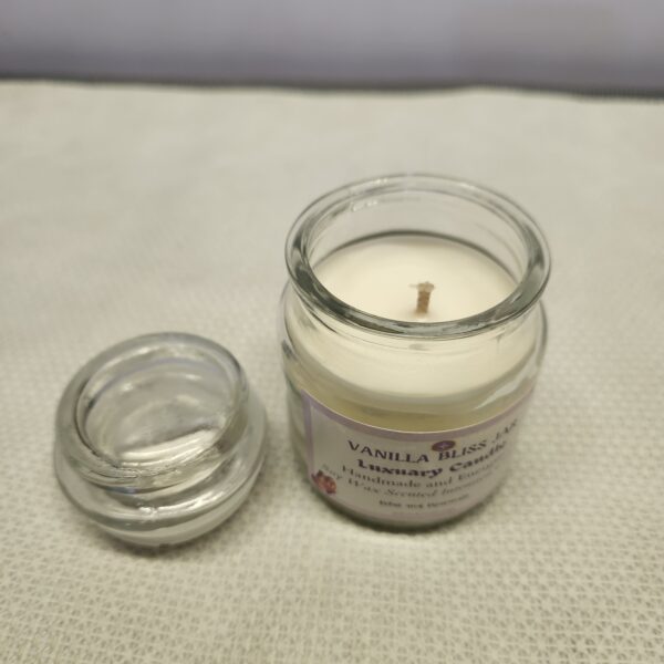 Vanilla Bliss Jar Intention Candle - Image 2