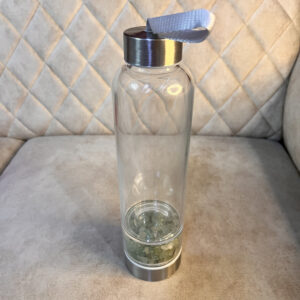 Green Jade Crystal Water Bottle