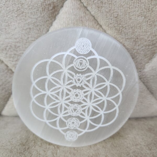 Selenite Charging Plate Round - Image 2