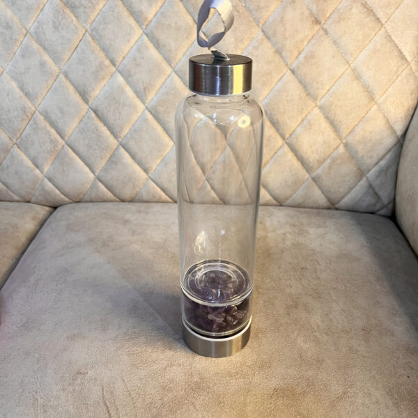 Amethyst Crystal Water Bottle