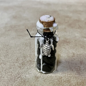 Black Tourmouline Crystal Mini Jar